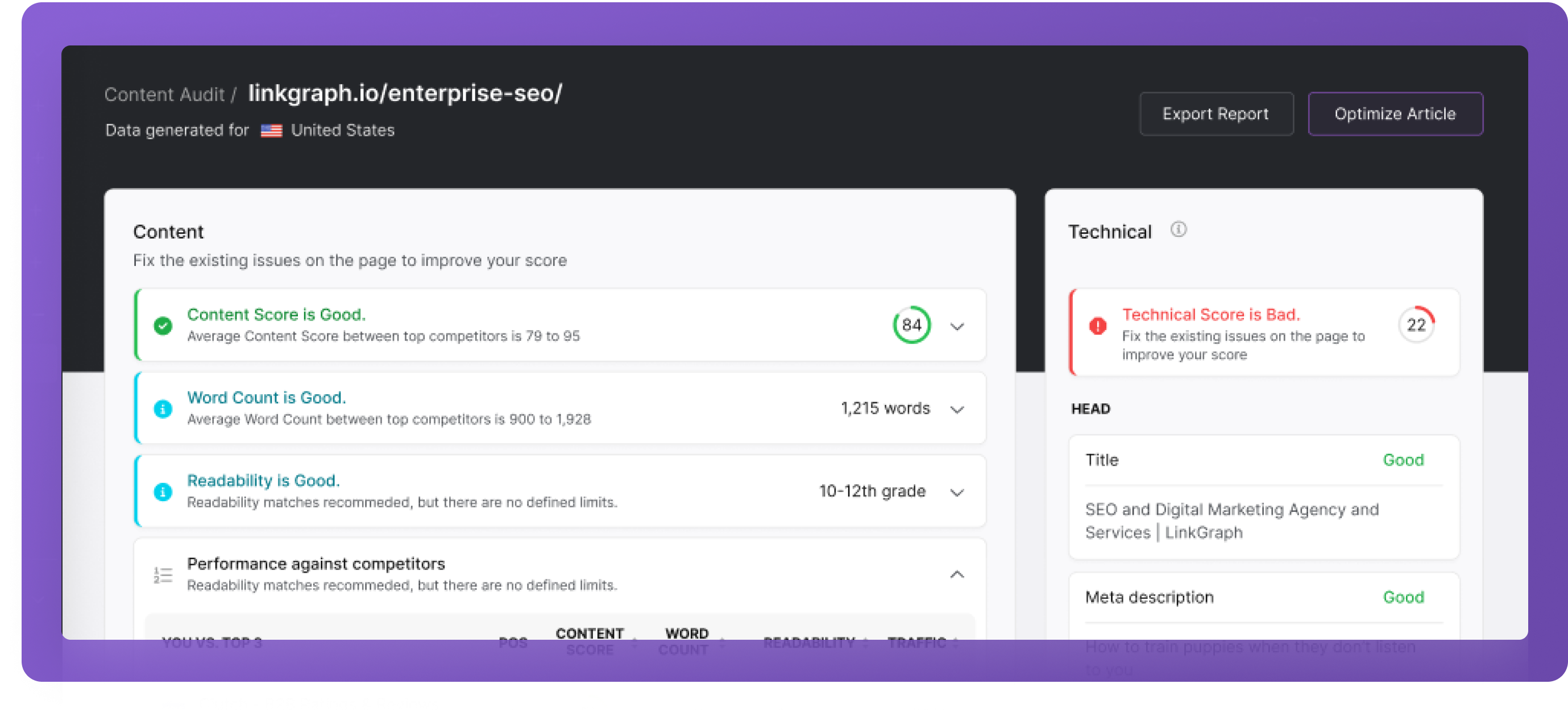 A screen shot with a purple background, suitable for SEO purposes.