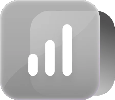 Bars graph icon