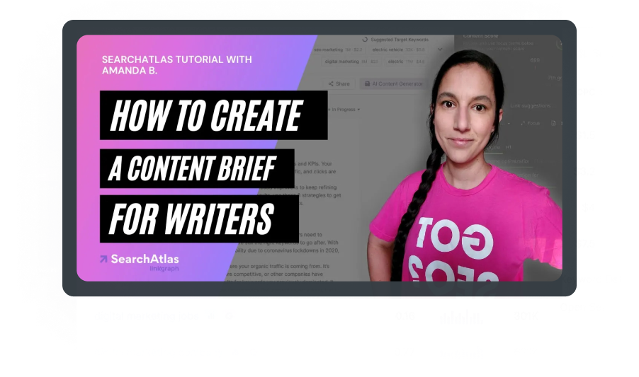 How to craft an SEO content brief for writers.