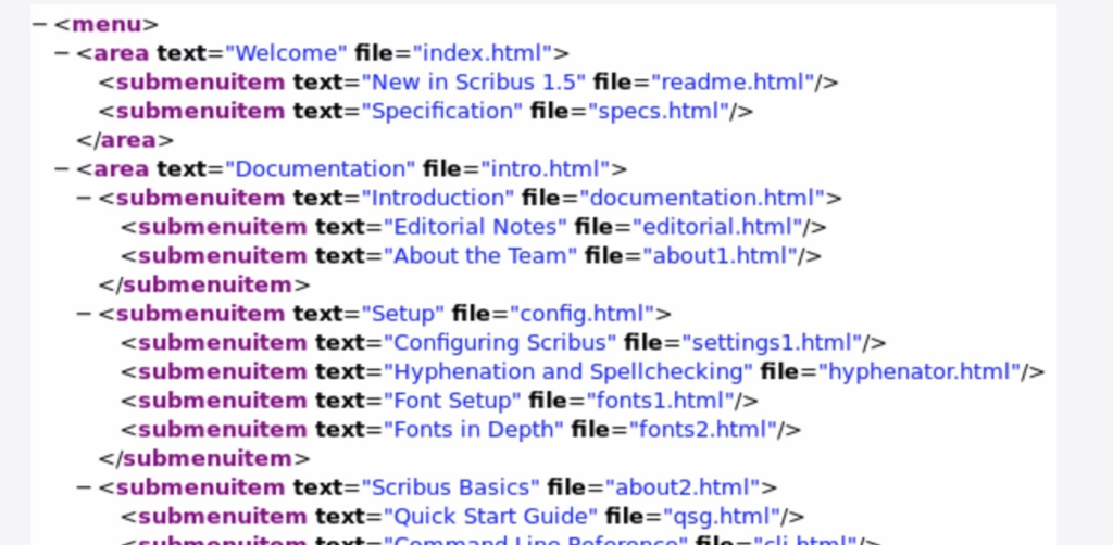 example of an xml file