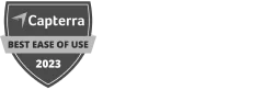 The capterra best base of use logo.