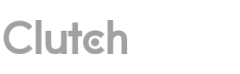 The clutch logo on a black background.