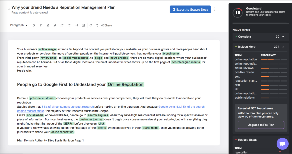 Search Atlas SEO Content Assistant
