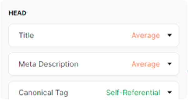 Screenshot of a meta description for a blog post offering a free content audit tool.
